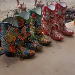 Painted Boot Decor